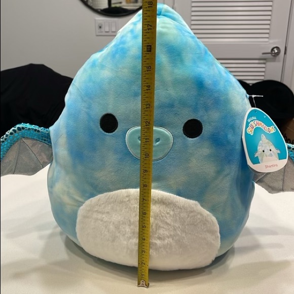 NWT Squishmallows Shantira Blue Mermaid Large - Picture 4 of 5